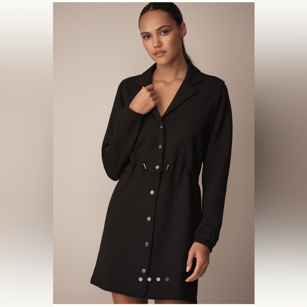 Elegant Black Mini Dress Anthropologie